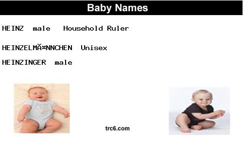 heinz baby names
